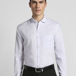 Peter England Elite Other Checked Pure Cotton Formal Shirt-picture-33