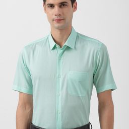 Peter England Spread Collar Opaque Cotton Formal Shirt-image-81