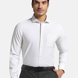 Blackberrys India Slim Fit Micro Ditsy Printed Twill Weave Formal Shirt-image-48
