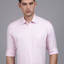 Louis Philippe Micro Ditsy Printed Opaque Pure Cotton Formal Shirt-image-80