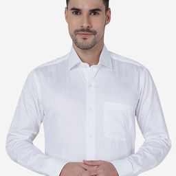 METAL Slim Fit Pure Cotton Formal Shirt-image-83