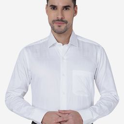 METAL Slim Fit Opaque Pure Cotton Formal Shirt-image-36