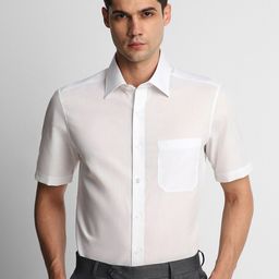 Louis Philippe Slim Fit Pure Cotton Formal Shirt-image-97