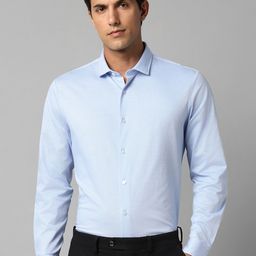 Louis Philippe Slim Fit Pure Cotton Formal Shirt-image-33