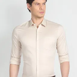Arrow Slim Fit Opaque Pure Cotton Formal Shirt-picture-19