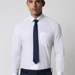 Van Heusen Opaque Full Sleeves Cotton Formal Shirt-image-7