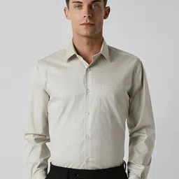 Van Heusen Regular Fit Micro Ditsy Printed Formal Pure Cotton Shirt-image-52