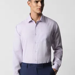 Van Heusen Textured Opaque Formal Shirt-image-86