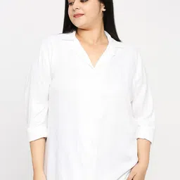 Style Quotient White Smart Opaque Formal Shirt-picture-30