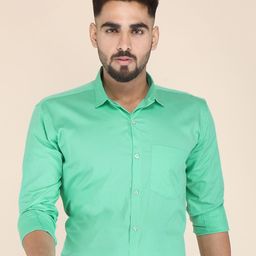 FUBAR Slim Fit Spread Collar Formal Shirt-image-99