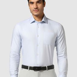 Blackberrys India Slim Slim Fit Spread Collar Cotton Formal Shirt-image-51