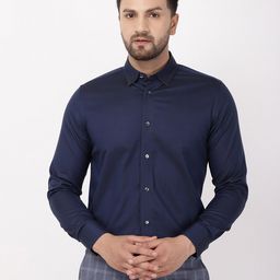 Blackberrys Slim Fit Button-Down Collar Cotton Formal Shirt-image-66