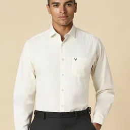 Allen Solly Spread Collar Slim Fit Formal Cotton Shirt-image-86