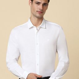 Allen Solly Slim Fit Opaque Pure Cotton Formal Shirt-image-48