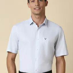 Allen Solly Slim Fit Cotton Formal Shirt-image-79