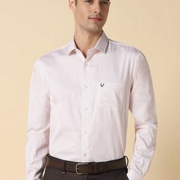 Allen Solly Slim Fit Printed Pure Cotton Formal Shirt-image-25
