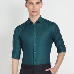 Arrow Slim Fit Cotton Formal Shirt-image-60