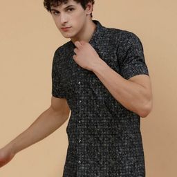 JADEBERRY Standard Abstract Printed Cotton Casual Shirt-image-93
