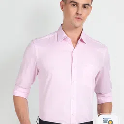 Arrow Regular Fit Spread Collar Long Sleeves Formal Shirt-picture-15