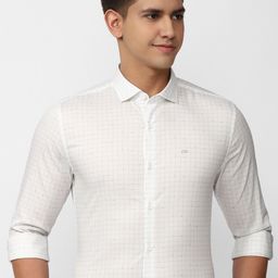 Peter England Slim Fit Checked Formal Shirt-picture-21
