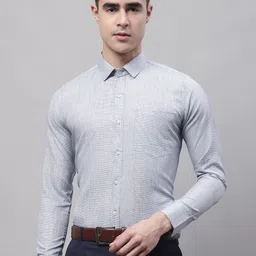 Style Quotient Men Micro Checked Regular Fit Formal Shirt-image-55