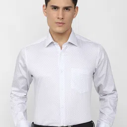 Van Heusen Men Printed Formal Pure Cotton Shirt-image-20