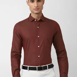 Peter England Elite Men Slim Fit Formal Shirt-picture-14