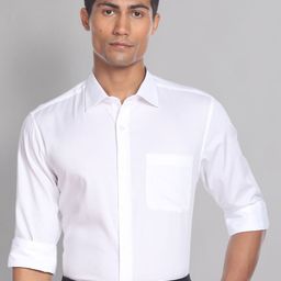 AD By Arvind Spread Collar Cotton Formal Shirt-image-19