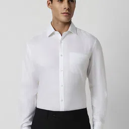 Van Heusen Spread Collar Long Sleeves Cotton Formal Shirt-image-53