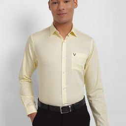 Allen Solly Slim Fit Printed Pure Cotton Formal Shirt-image-29