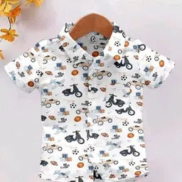 BAESD Boys Classic Floral Opaque Printed Formal Shirt-image-26