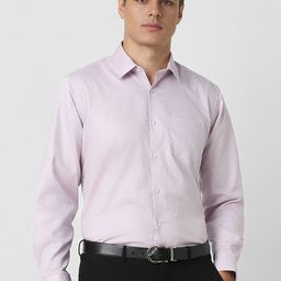 Van Heusen Men Spread Collar Abstract Printed Cotton Formal Shirt-picture-13