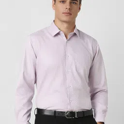 Van Heusen Men Spread Collar Abstract Printed Cotton Slim Fit Formal Shirt-image-37