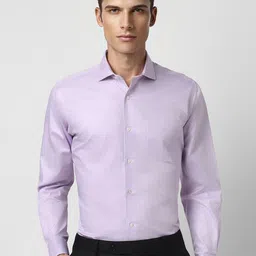 Van Heusen Micro Ditsy Printed Cotton Formal Shirt-image-7