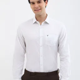 Allen Solly Men Spread Collar Micro Ditsy Printed Cotton Slim Fit Formal Shirt-image-26