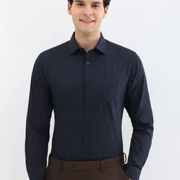 Allen Solly Men Spread Collar Abstract Printed Cotton Slim Fit Formal Shirt-96