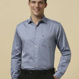 Allen Solly Men Spread Collar Geometric Printed Cotton Slim Fit Formal Shirt-image-23