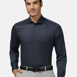 Blackberrys Straight Slim Fit Abstract Printed Spread Collar Cotton Formal Shirt-picture-39