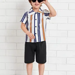 BAESD Boys Multi Stripes Striped Formal Shirt-image-19