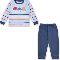 Wish Karo Boys Striped T-shirt with Trousers-image-5