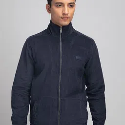 URBARO Men Corduroy Longline Cycling Sporty Jacket-13