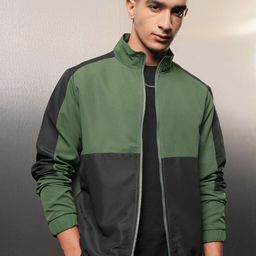 KETCH Men Colourblocked Crop Sporty Jacket-27