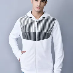 Shiv Naresh Striped Hooded Bomber Jacket-picture-40