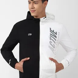 Peter England Casuals Men Colourblocked Training or Gym Sporty Jacket-image-7