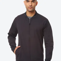 ASICS Men Black Checked M Hybrid Outdoor Sporty Jacket-image-82