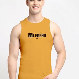 Friskers Printed Pure Cotton Innerwear Gym Vest-image-97