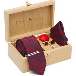 LOUIS STITCH Men Italian Silk Accessory Gift Set-picture-17