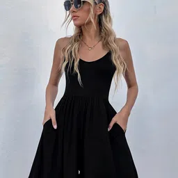 StyleCast Black Shoulder Straps Playsuit-picture-41