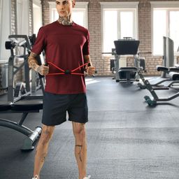ADIDAS Men Burgundy UE Base T-shirt-image-19