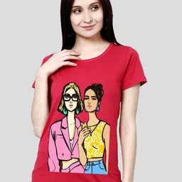 CHOZI Graphic Printed Short Sleeves Bio Finish Cotton T-shirt-image-11